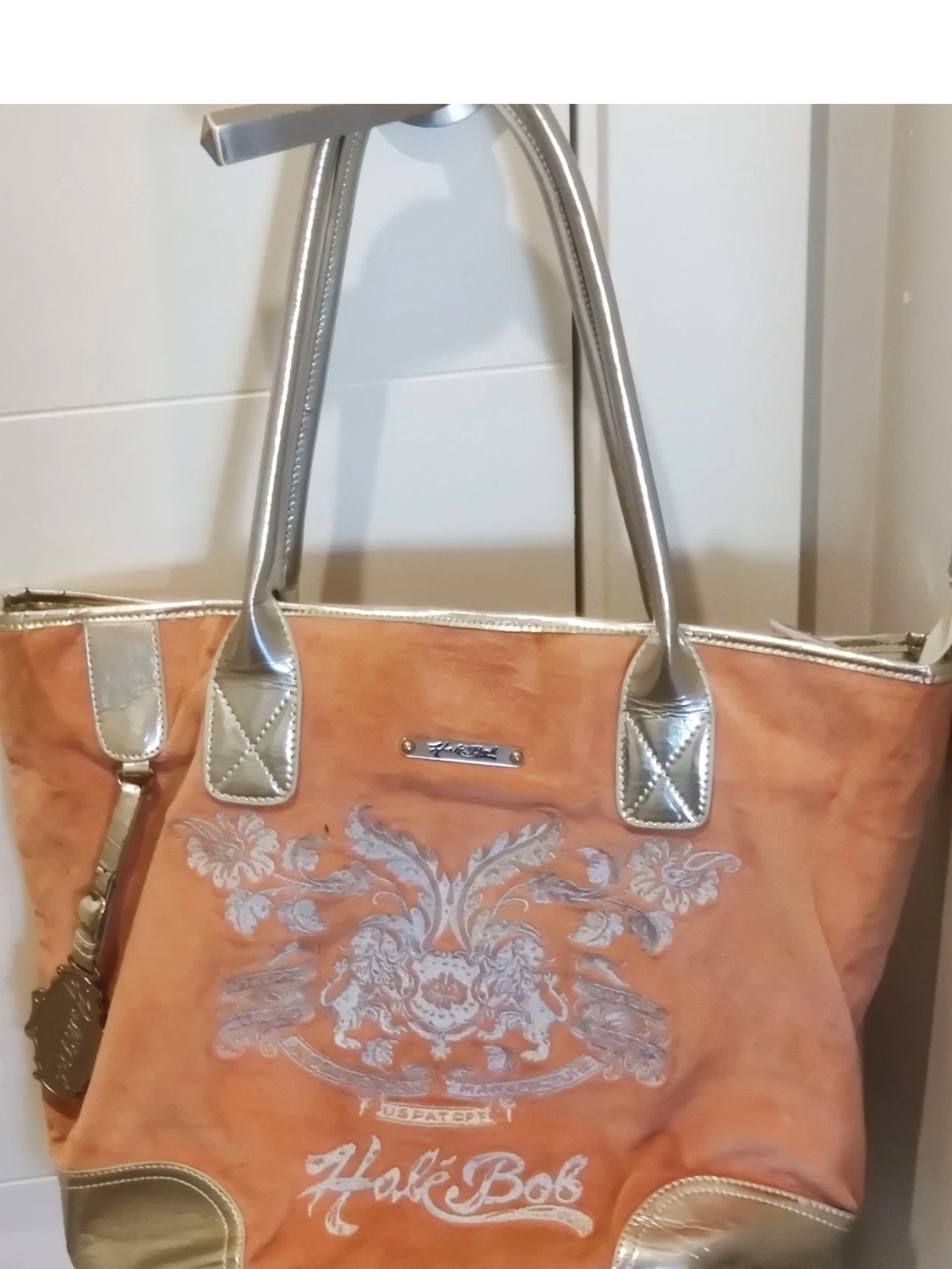 Hale Bob Tote Bag Pale Pinkish Color...Like New